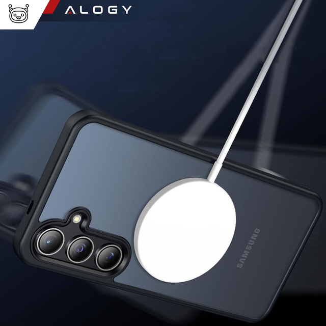 Чохол для Samsung Galaxy S24, Mag Safe Case, задня кришка телефону MagMat, чорний матовий