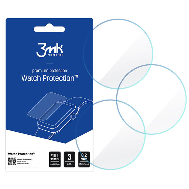 Захисна плівка Glass Screen Protective Film x3 3mk Watch Protection Protector для Samsung Galaxy Watch 5 44 мм