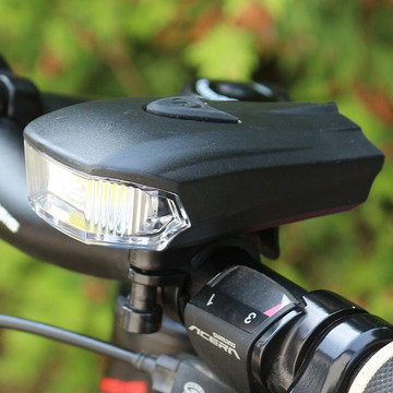 LED osvetlenie na bicykel COB 5W cyklo lampa pre prednú a zadnú časť bicykla