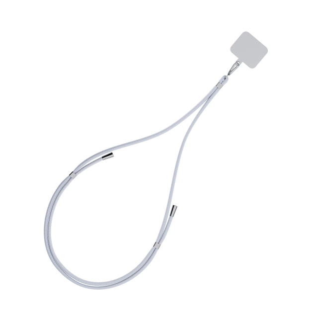 Universal smartphone strap 3mk EasyClip Grey (silver)