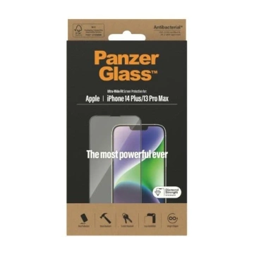 PanzerGlass Ultra-Wide Fit pro iPhone 14 Plus / 13 Pro Max 6,7" Antibakteriální ochrana obrazovky 2773