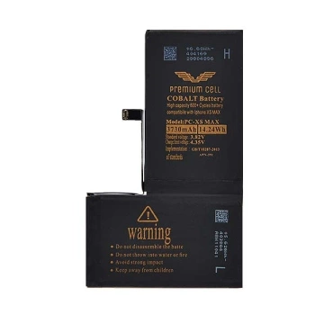 Батарея Premium Cell Cobalt для iPhone XS Max 3200mAh 600 циклів зарядки/розрядки
