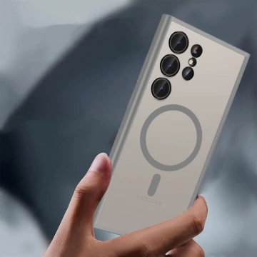 Etui Magmat Magsafe für Samsung Galaxy S24 Ultra Matt Titanium