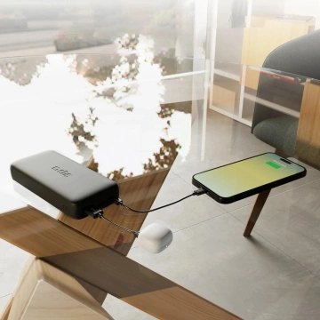 Powerbank SBS Infinity 20000mAh 10W LiFePO₄ USB-C USB-A Czarny