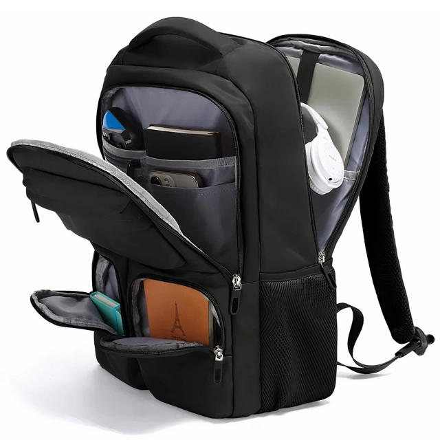 Bange waterproof backpack laptop bag 15.6" for work school airplane 47x30.5x17 cm men women