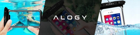 Vodotěsné pouzdro Alogy voděodolné univerzální IPX8 až 6,5 Black