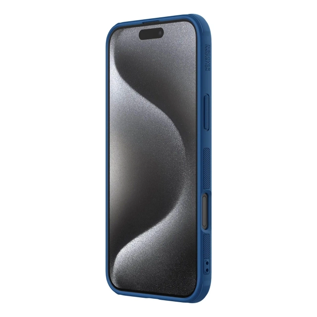 Чохол Nillkin Magnetic Frosted Shield для iPhone 16 Pro, синій