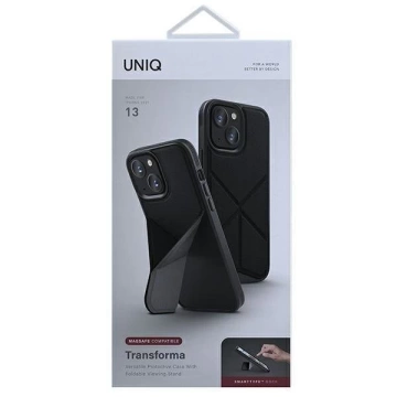 УНІКАЛЬНИЙ Чохол Transforma iPhone 13 6.1" black / ebony black MagSafe
