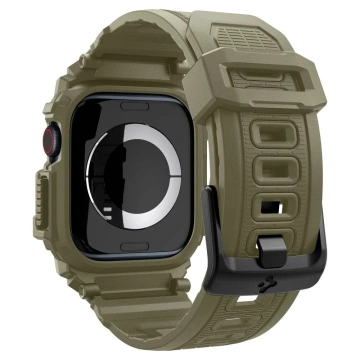 ЧОХОЛ З РЕМІНЦЕМ ДЛЯ APPLE WATCH 10 (46 ММ) ВІНТАЖНИЙ ХАКІ SPIGEN RUGGED ARMOR PRO