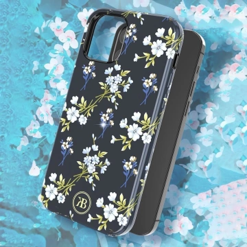 Obal Kingxbar Blossom zdobený originálnymi kryštálmi Swarovski iPhone 12 mini multicolor (Lily)