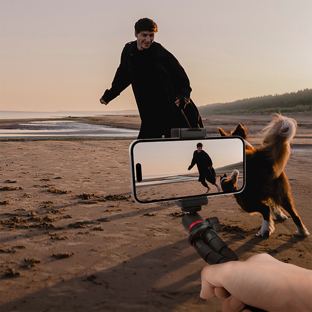 Flexibilní mini stativ pro fotografie, flexibilní stativ pro fotoaparát, telefon, 1/4" Stativ Chobotnice, černý držák telefonu