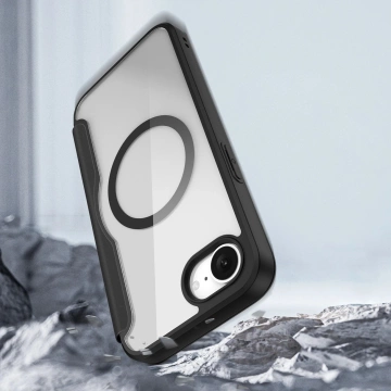 Ochranný kryt Dux Ducis Skin X Pro s MagSafe pre iPhone 16e – čierny