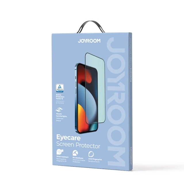 Зелене скло Joyroom Knight для iPhone 14 Plus із фільтром проти синього світла на весь екран (JR-G03)