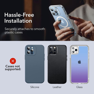 Magnetický krúžok ESR HaloLock MagSafe Universal 2-pack White