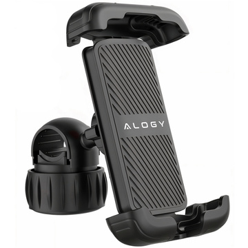 Bike Phone Holder 4.7-6.8" for Phone Bike Handlebar for Bike Motorcycle Adjustable Alogy Sport Black