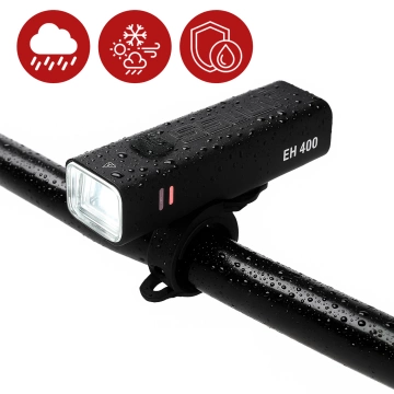 Bicycle Light Front LED Front Light Bicycle Lighting Waterproof IPX5 Alogy P12 Bike Light Black