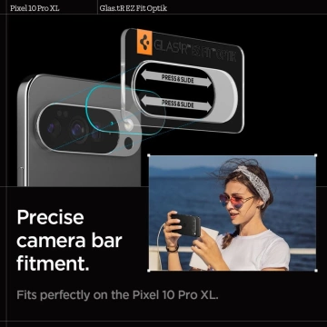 Osłona Aparatu Spigen Optik Glas.TR Camera Protector 2-Pack Google Pixel 10 Pro XL Crystal Clear