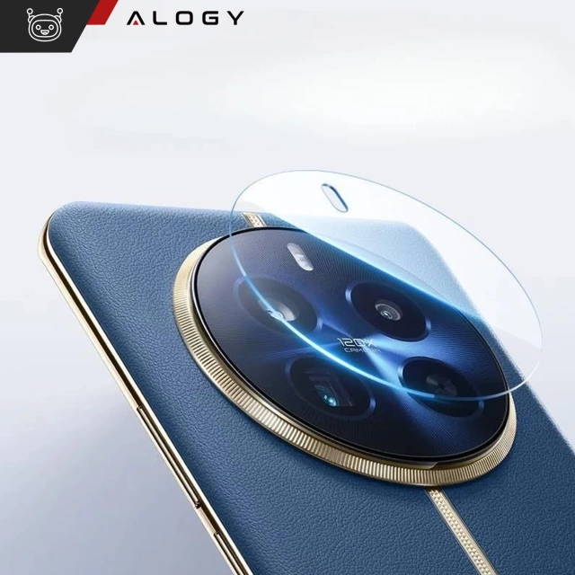 2x Kameralinsenschutzfolie aus gehärtetem Glas für Realme 12 PRO / Realme 12 PRO PLUS 5G Alogy Transparent