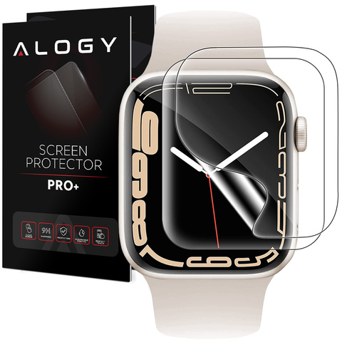 2x Hydrogel Alogy Hydrogel ochranná fólie pro chytré hodinky pro Apple Watch 3 (38 mm)
