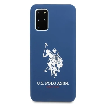 US Polo Silicone Collection Samsung Galaxy S20 Plus phone case navy/navy