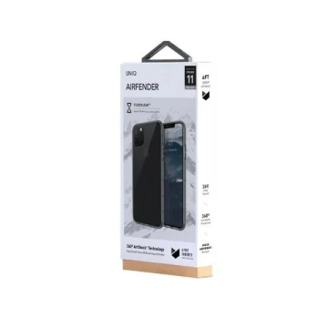 Pouzdro na telefon UNIQ Air Fender pro Apple iPhone 11 Pro Max szary/kouřově šedé tónované
