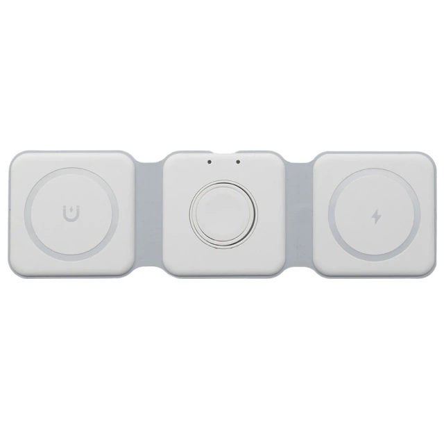 Indukční nabíječka Ecobox MagSafe 15W bílá 3v1