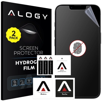 2x Folia "MATOWA" do Apple iPhone 16e Hydrożelowa Alogy HydroSkin Matte Pro™ na ekran do etui "BEZ ODCISKU PALCÓW"
