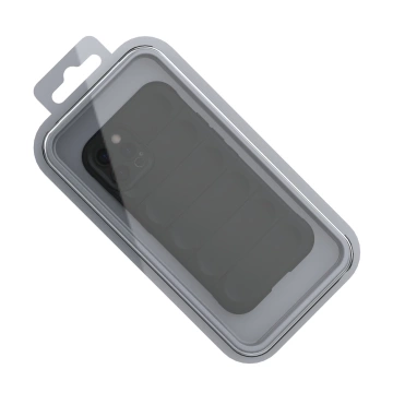 Pouzdro Magic Shield Case pro iPhone 12 Pro s elastickým pancéřovaným rukávem vínové barvy