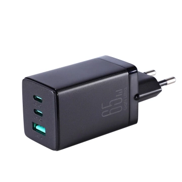 Joyroom TCG01 GaN 65W - Швидкий зарядний пристрій 2× USB-C Кабель USB-A 100W