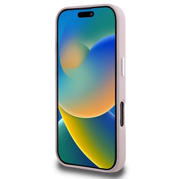 Puzdro Karl Lagerfeld pre iPhone 16 Pro Max 6,9" Pink MagSafe Hardcase FW Metal Plate