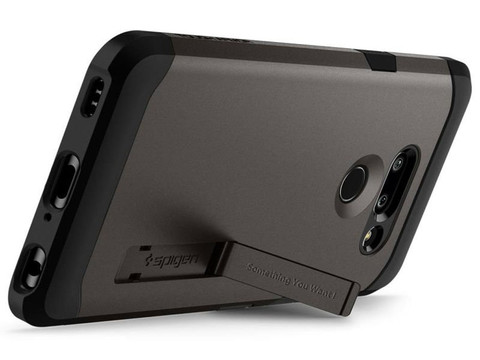 Etui Spigen Tough Armor LG G8 ThinQ Gunmetal