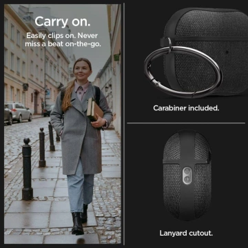 Ochranné pouzdro Spigen Urban Fit pro Apple AirPods Pro 1/2 Black