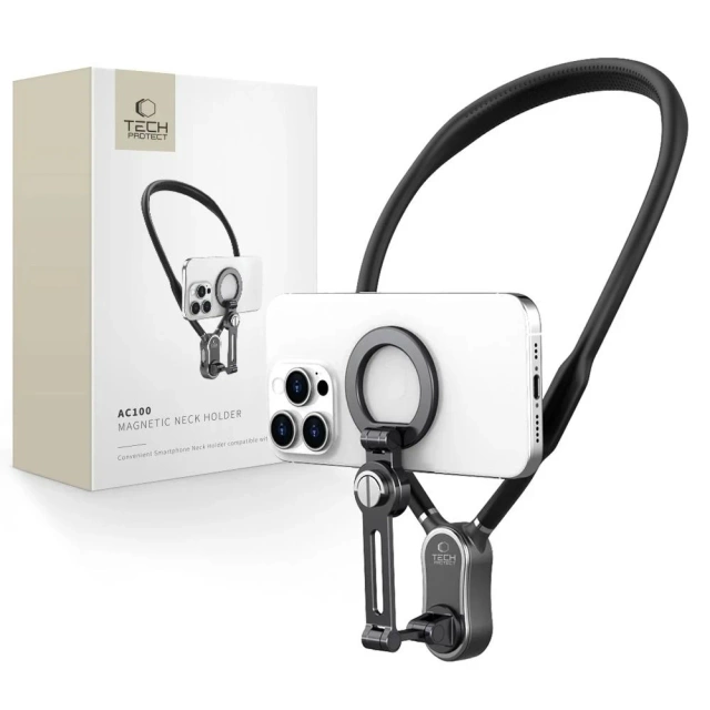 AC100 Magnetischer Magsafe-Halshalter Schwarz