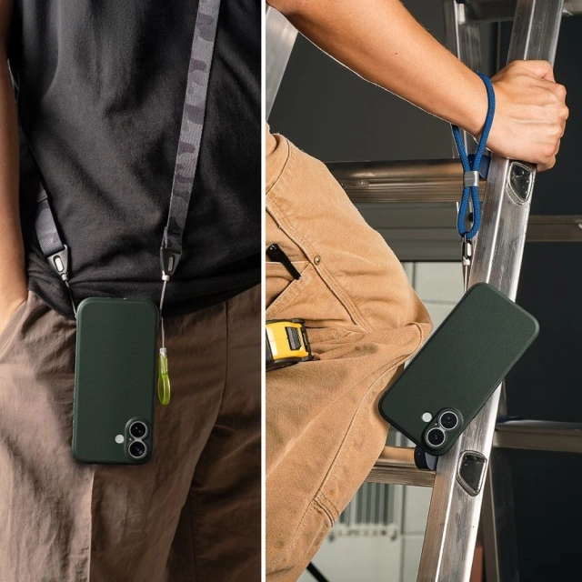 Etui do iPhone 17 Ringke Onyx Ochronne Dark Green