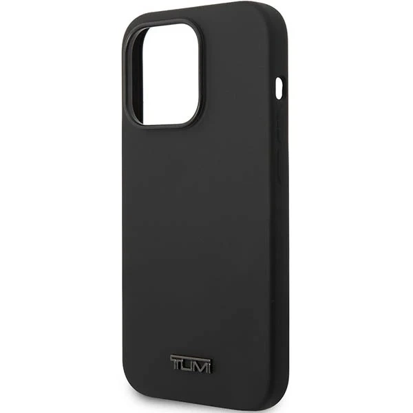 Tumi Liquid Silicone Hardcase für iPhone 14 Pro Max schwarz/schwarz
