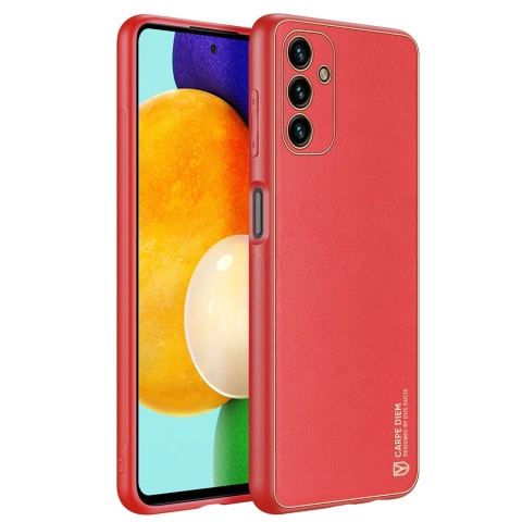 Елегантний чохол Dux Ducis Yolo з екологічної шкіри для Samsung Galaxy A13 5G червоний