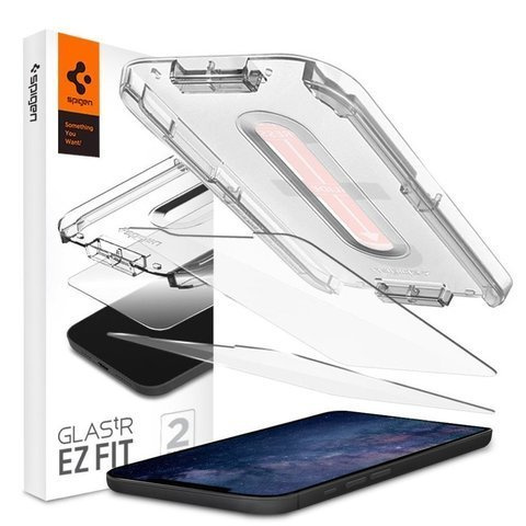 Tvrzené sklo x2 pro pouzdro Spigen Glas.TR EZ Fit pro iPhone 12/12 Pro