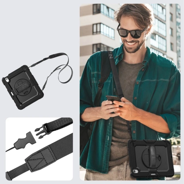 Pevné 360 puzdro pre Apple iPad Air 11 6 / 2024 Black