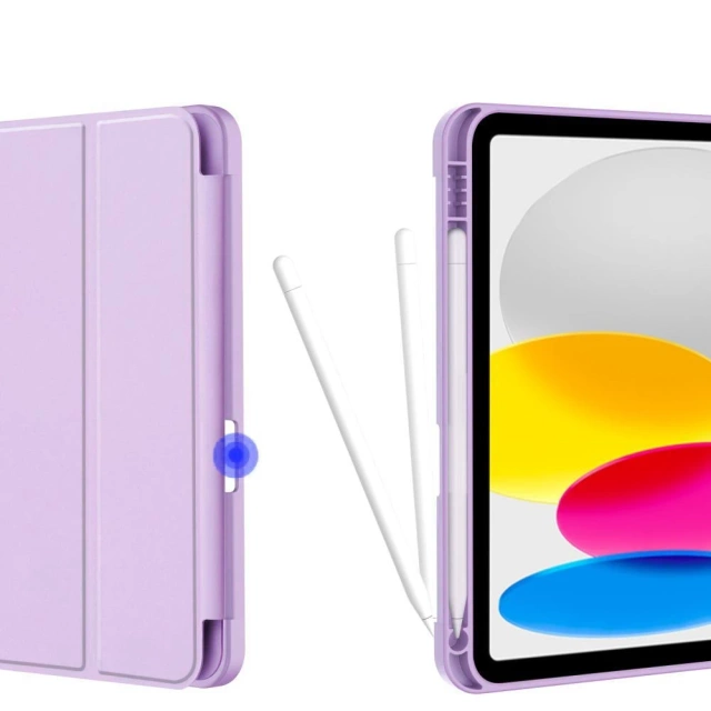 Puzdro na tablet SC Pen pre Apple iPad 10.9 2022 VIOLET