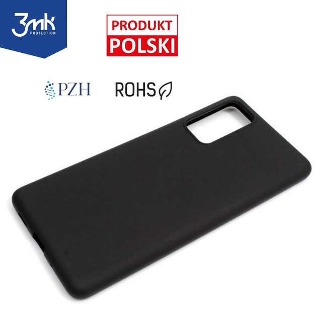 Matte Case 3mk Matt Phone Resistant Case für Samsung Galaxy S20 FE 5G Schwarz