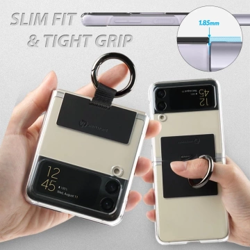 Etui Whitestone Clear Case Ring для Samsung Galaxy Z Flip 4 чорний