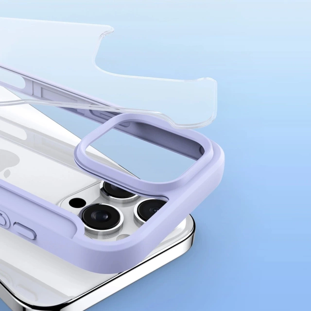 Etui do iPhone 16 Pro Dux Ducis Skin X Pro MagSafe Fioletowe