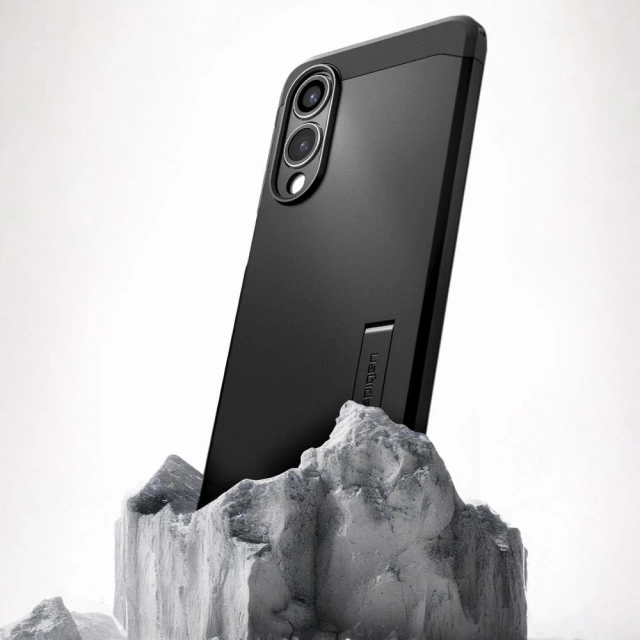 Чохол Spigen Tough Armor MagSafe для Samsung Galaxy S25 Edge, чорний