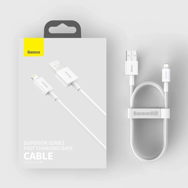 Кабель Baseus Superior USB - Lightning 2,4A 2 м Niebieski (CALYS-C03)
