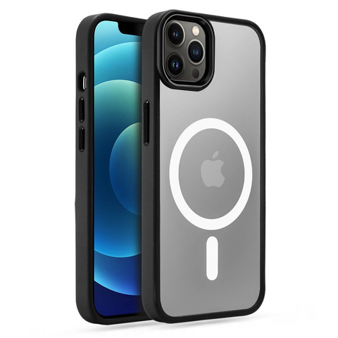 Чохол Magmat MagSafe для Apple iPhone 12 / 12 Pro Clear/Black