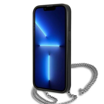 Etui Karl Lagerfeld KLHCP13XPMK для iPhone 13 Pro Max 6,7" Твердий чохол Leather Textured and Chain