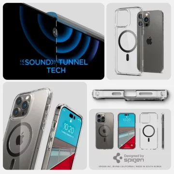 Etui ochronne Spigen Ultra Hybrid Mag do Magsafe pro Apple iPhone 14 Pro Max Carbon Fiber