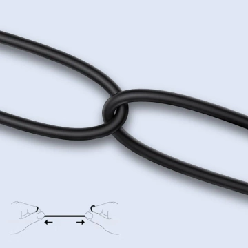 Sluchátka do uší Joyroom USB typu C s dálkovým ovládáním a mikrofonem stříbrná (JR-EC03 stříbrná)