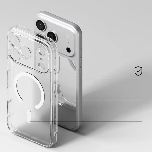 Etui Ochronne do iPhone 17 Pro Ringke Fusion Magnetic MagSafe Matte Clear