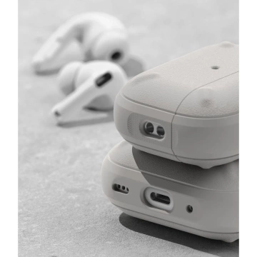 Ringke Onyx Apple Schutzhülle für Apple AirPods Pro 1/2 Warm Grey